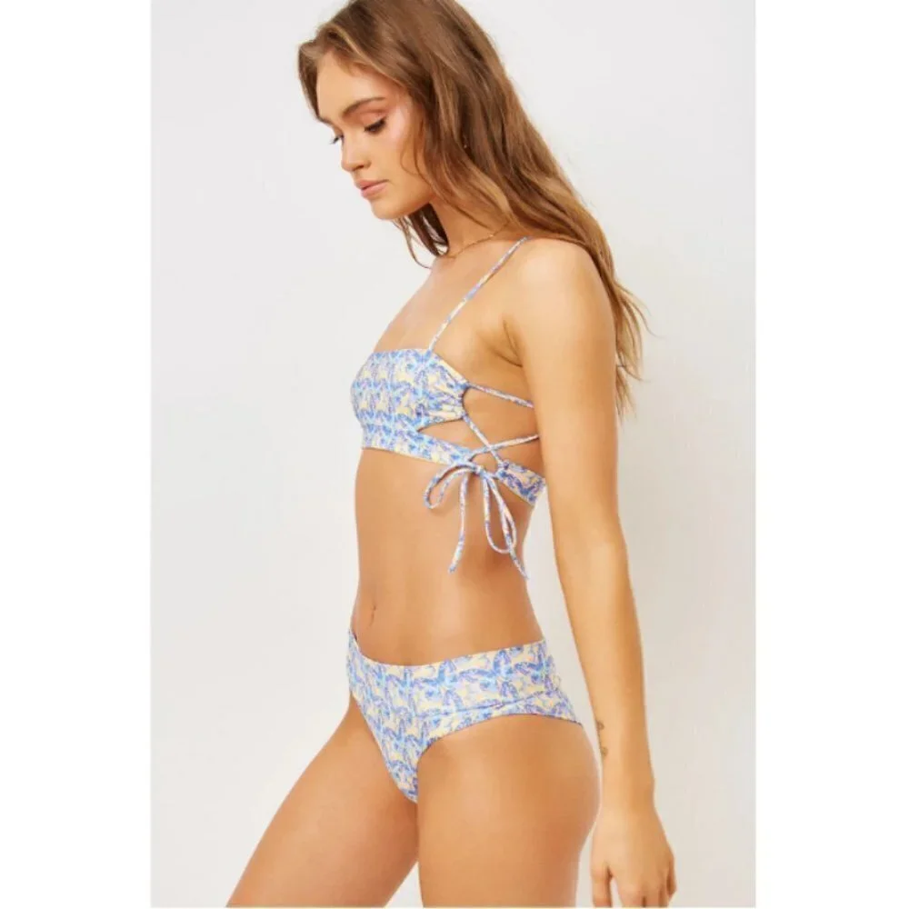 💕FRANKIE'S BIKINIS💕 Gavin Cheeky Bikini BOTTOM ~ Monarch Butterflies M NWT